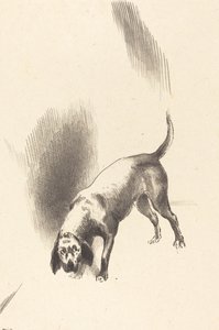 狗 作者 奥迪隆·雷顿（Odilon Redon）