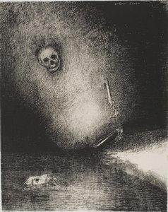梦在死亡中终结，选自《陪审员 作者 奥迪隆·雷顿（Odilon Redon）