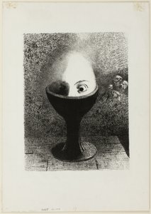 鸡蛋 作者 奥迪隆·雷顿（Odilon Redon）