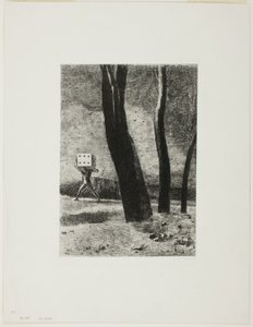 赌徒》，《梦中》第五板 作者 奥迪隆·雷顿（Odilon Redon）