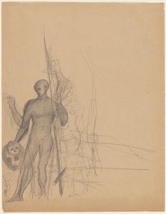 猎头公司和他的家人 作者 奥迪隆·雷顿（Odilon Redon）