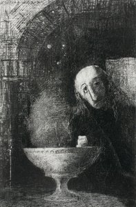 无限追寻》，选自《夜 作者 奥迪隆·雷顿（Odilon Redon）