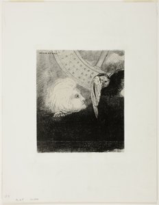 轮子》，选自《梦中》的第三板块 作者 奥迪隆·雷顿（Odilon Redon）