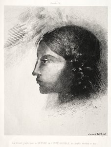 一觉醒来，我看到了智慧女神那严厉而坚硬的轮廓 作者 Lemercier 和 Cie。