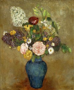 花瓶花；花瓶花 作者 奥迪隆·雷顿（Odilon Redon）