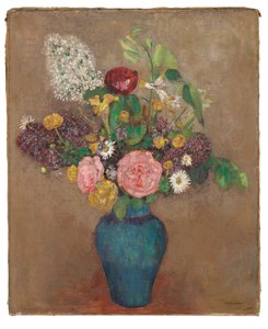 花瓶花 作者 奥迪隆·雷顿（Odilon Redon）