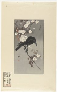 乌鸦与樱花
花樱之鸟（物体上的标题） 作者 大原功臣
