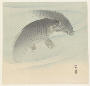两条鲤鱼 作者 大原功臣