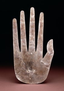 手形切口，200 BC-400 AD（云母） 作者 俄亥俄州合和文化
