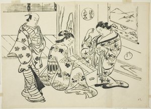 源氏物语》中的《源氏内海篇》，出自源氏系列模仿作品 作者 奥村昌信