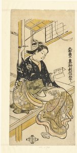 拿着镜子的女人 作者 奥村俊信