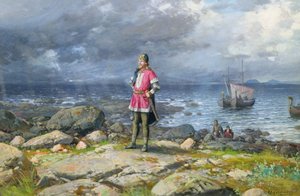 维京人（木板油画） 作者 奥拉夫·诺德利安