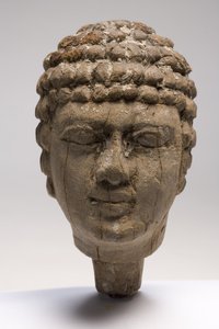 一个人的头（木头）（另见249003-4和249006）