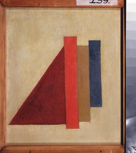 构成。约1910年（布面油画）。 作者 奥尔加·弗拉基米罗芙娜·罗扎诺娃