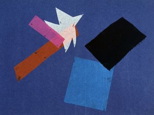 宇宙战争：奥尔加·罗萨诺娃 (Olga Rosanova) 的拼贴作品，1916 年 1 月