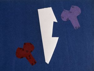 宇宙战争：奥尔加·罗萨诺娃 (Olga Rosanova) 的拼贴作品，1916 年 1 月