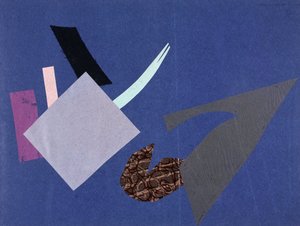 宇宙战争：奥尔加·罗萨诺娃 (Olga Rosanova) 的拼贴作品，1916 年 1 月