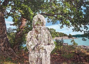 Ladymusk, 2024（混合媒介画布） 作者 