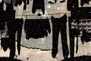 托斯卡纳长裤，2005 年（数字混合媒介） 作者 