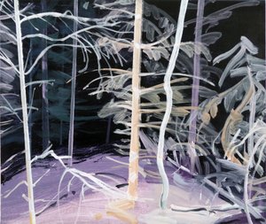2017年3月《Forêt-noire》（丙烯酸布面） 作者 奥利维尔·莫雷尔（Olivier Morel）