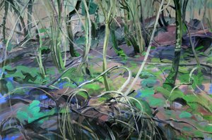 2014年1月Forêt（布面丙烯） 作者 奥利维尔·莫雷尔（Olivier Morel）