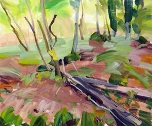 Forêt24，2017（压克力布面） 作者 奥利维尔·莫雷尔（Olivier Morel）