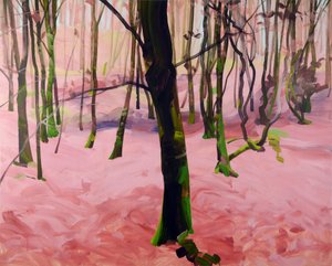 Forêt29，2017（压克力布面） 作者 奥利维尔·莫雷尔（Olivier Morel）