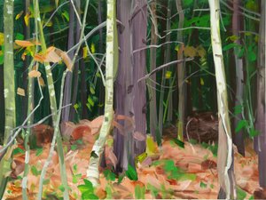2015年7月Forêt（布面丙烯） 作者 奥利维尔·莫雷尔（Olivier Morel）