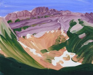 Leukerbad 17，2012 年（丙烯酸画布） 作者 奥利维尔·莫雷尔（Olivier Morel）
