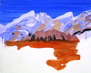 Leukerbad 21，2012 年（丙烯酸画布） 作者 奥利维尔·莫雷尔（Olivier Morel）
