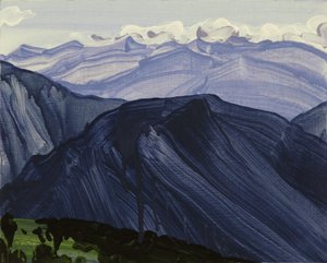 Leukerbad 28，2014 年（丙烯酸画布） 作者 奥利维尔·莫雷尔（Olivier Morel）
