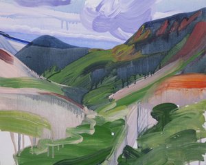 Leukerbad 4，2012 年（丙烯酸画布） 作者 奥利维尔·莫雷尔（Olivier Morel）