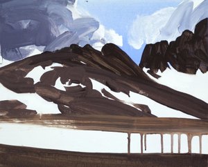 Leukerbad 7，2012 年（丙烯酸画布） 作者 奥利维尔·莫雷尔（Olivier Morel）