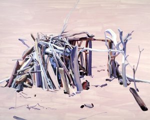 Maison01，2015年（布面丙烯） 作者 奥利维尔·莫雷尔（Olivier Morel）
