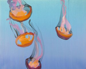 Méduses 13, 2013（丙烯酸画布） 作者 奥利维尔·莫雷尔（Olivier Morel）