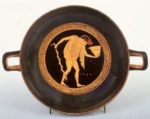 Attic Red-figure kylix，公元前500  -  480年（陶瓷）