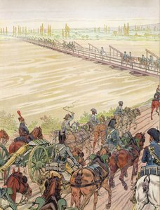 1805年10月1日，拿破仑穿越莱茵河 作者 Onfray de Breville工作