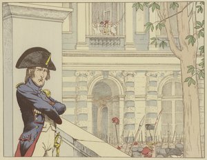 拿破仑第二次见到路易十六国王，1792年6月20日