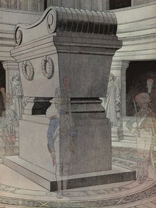 拿破仑坟墓在巴黎荣军院，由幽灵士兵守卫