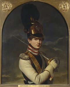 尼基塔·彼得罗维奇·特鲁贝茨考伊伯爵的肖像1804-1886年，1826年 作者 奥雷斯特·阿达莫维奇·基普伦斯基