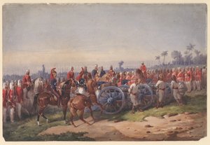 1858年用枪吹
