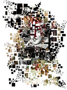 威廉-莎士比亚的拼贴画（印刷品 作者 奥斯卡·维拉·涅托