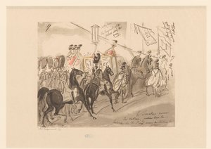 护送马车的士兵
Le senateur venant du Vatican（......）（物品上的标题） 作者 康斯坦丁人