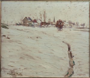 格拉夫拉斯的雪景 作者 奥斯卡·摩尔