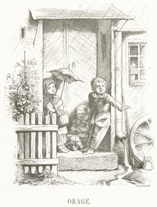 O：雷暴 作者 奥斯卡·普莱奇（Oskar Pletsch）