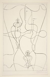 抽象 作者 奥斯卡·施勒默（Oskar Schlemmer）