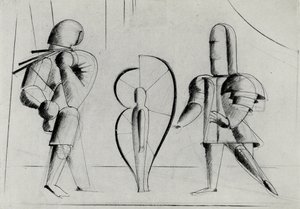 来自包豪斯剧院，1925年。 作者 奥斯卡·施勒默（Oskar Schlemmer）