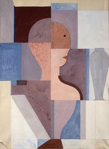 向右拆分半个数字 作者 奥斯卡·施勒默（Oskar Schlemmer）
