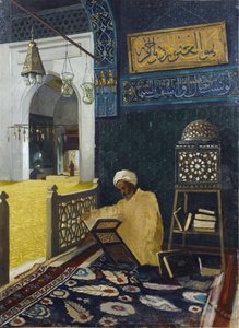 古兰经背诵-Peinture de Osman Hamdi Bey