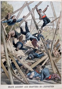 1900年，1899年，巴黎世界博览会博览会的建筑工地发生严重事故 作者 奥斯瓦尔多·托法尼（Oswaldo Tofani）